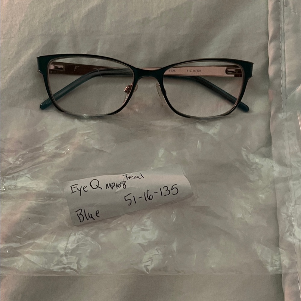 Teal and Blue Women's Glasses
